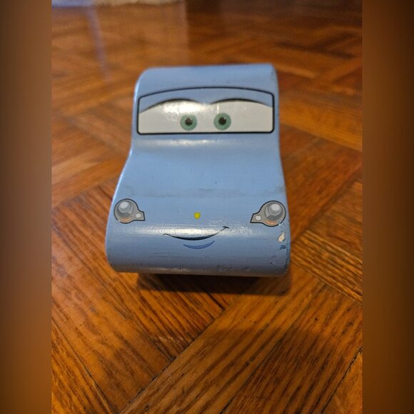Rare Pottery Barn Kids Disney Pixar Cars Wooden Sally Carrera Wood Collection - Picture 2 of 10